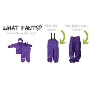 Classic Rain Suit Set - Purple - 1 Left Size 6-9 months-CeLaVi-Modern Rascals