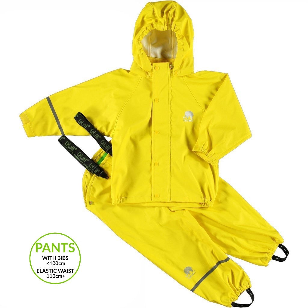 Classic Rain Suit Set - Yellow - 1 Left Size 6-9 months-CeLaVi-Modern Rascals