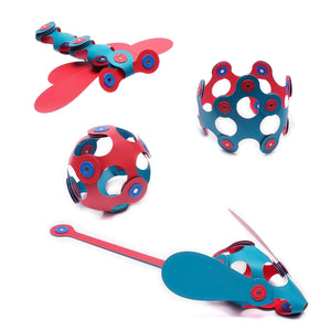 Clixo Itsy Pack in Flamingo and Turquoise-Clixo-Modern Rascals