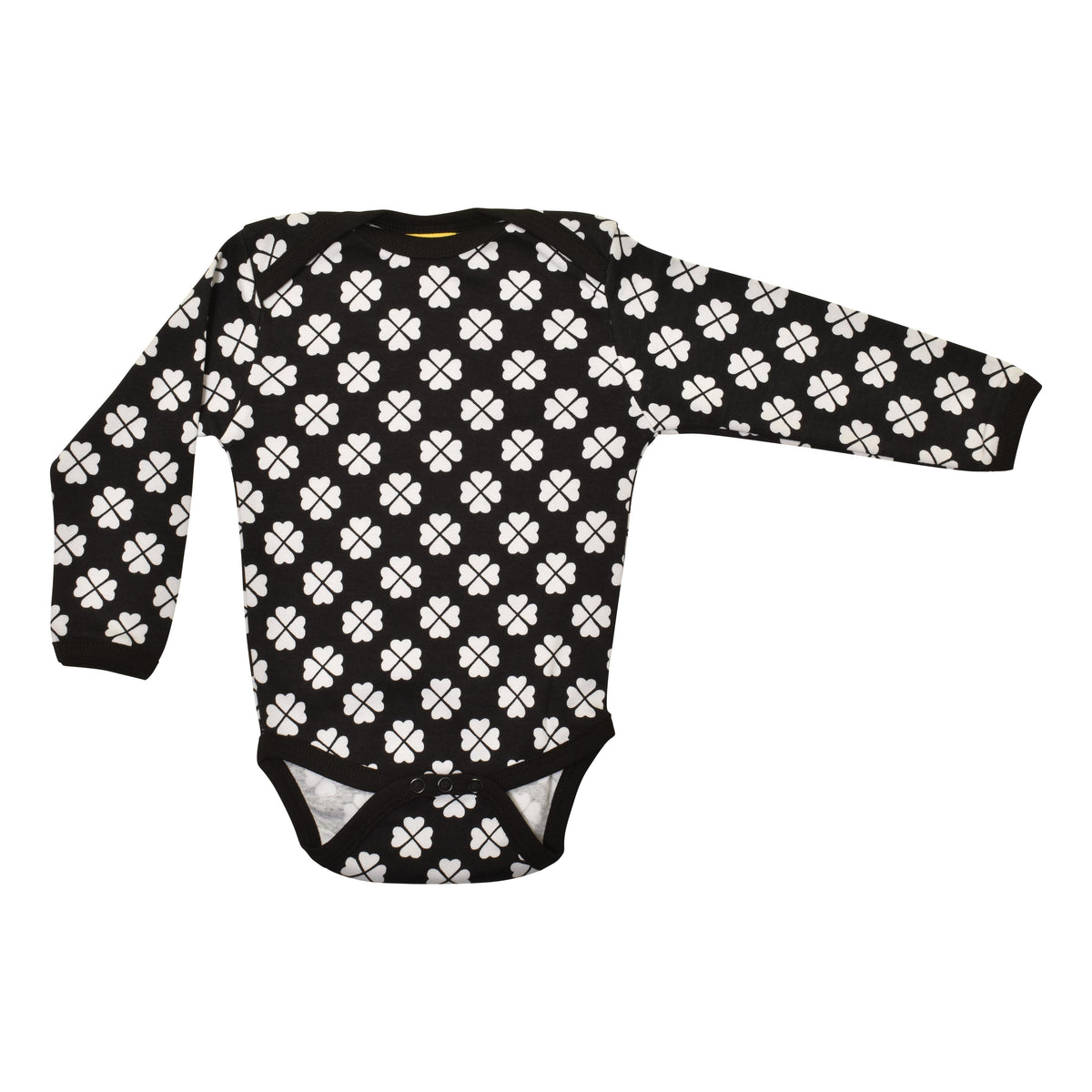 Clover - Black Long Sleeve Onesie-Duns Sweden-Modern Rascals