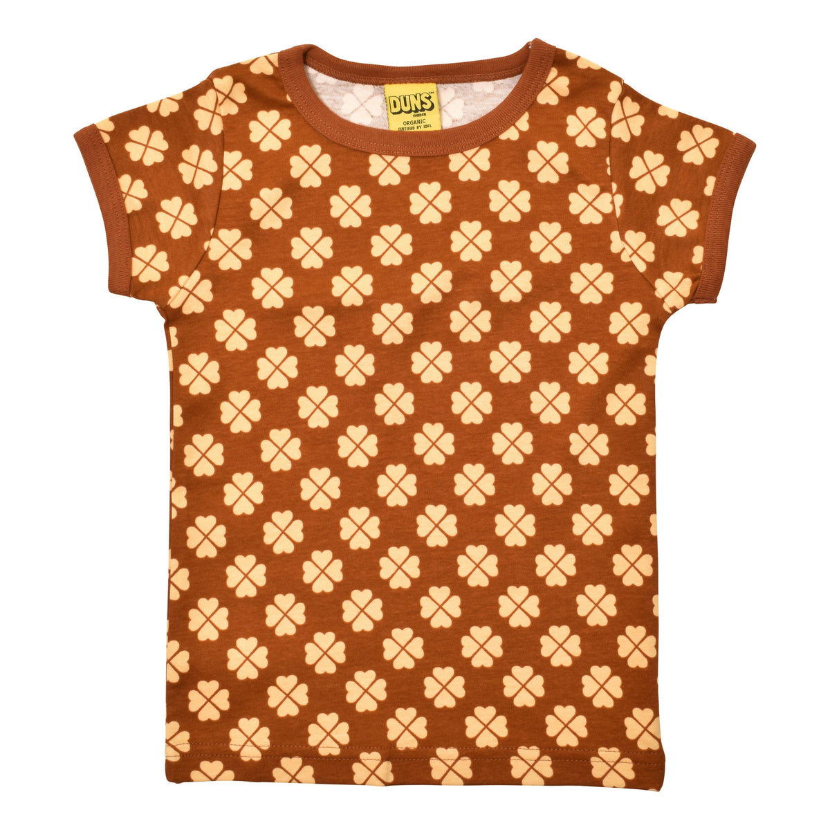 Clover - Brown Short Sleeve Shirt-Duns Sweden-Modern Rascals