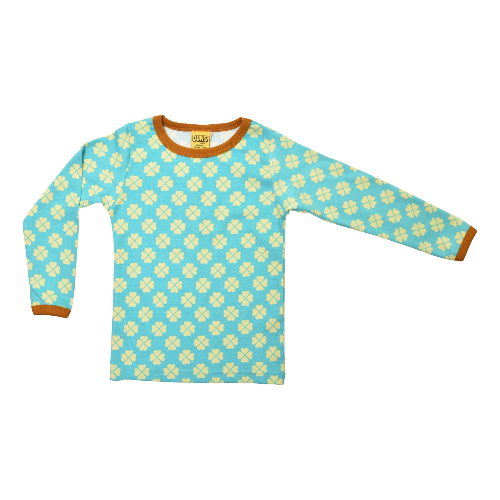 Clover - Capri Blue Long Sleeve Shirt-Duns Sweden-Modern Rascals