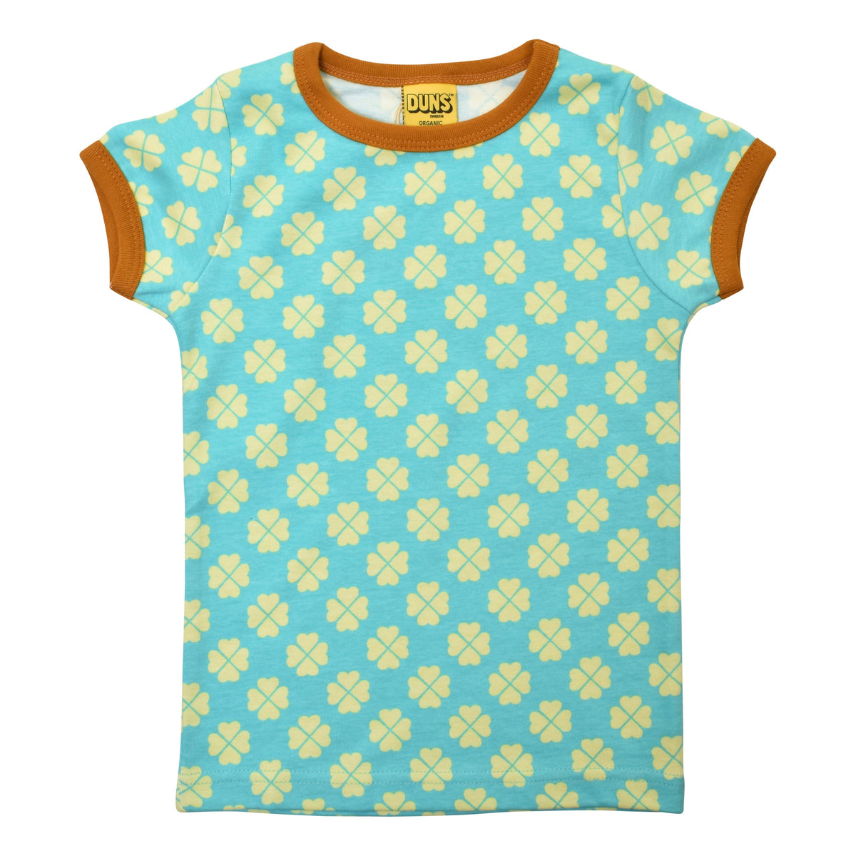Clover - Capri Blue Short Sleeve Shirt-Duns Sweden-Modern Rascals