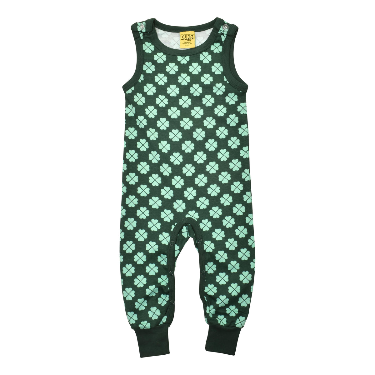Clover - Green Bistro Dungarees - 1 Left Size 4-6 months-Duns Sweden-Modern Rascals