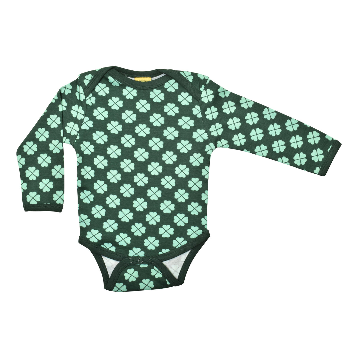 Clover - Green Bistro Long Sleeve Onesie-Duns Sweden-Modern Rascals