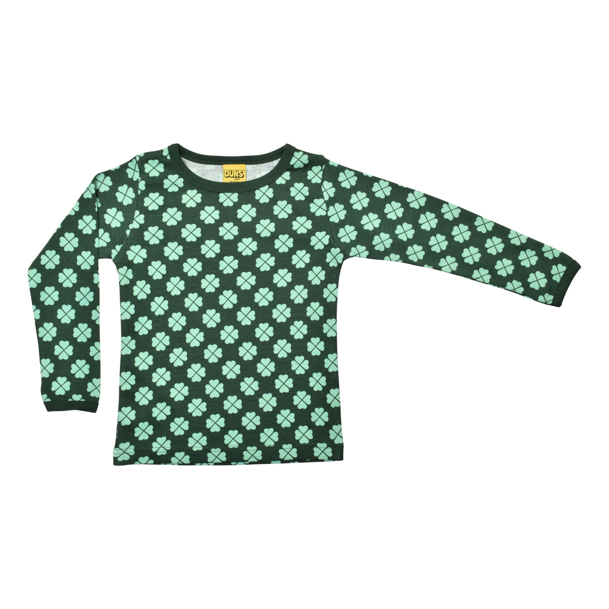 Clover - Green Bistro Long Sleeve Shirt - 2 Left Size 6-7 & 7-8 years-Duns Sweden-Modern Rascals