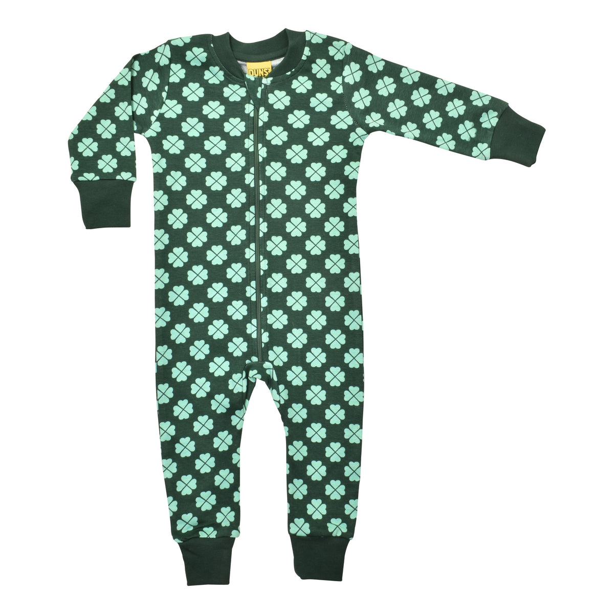 Clover - Green Bistro Zippersuit - 2 Left Size 3-6 & 6-9 months-Duns Sweden-Modern Rascals