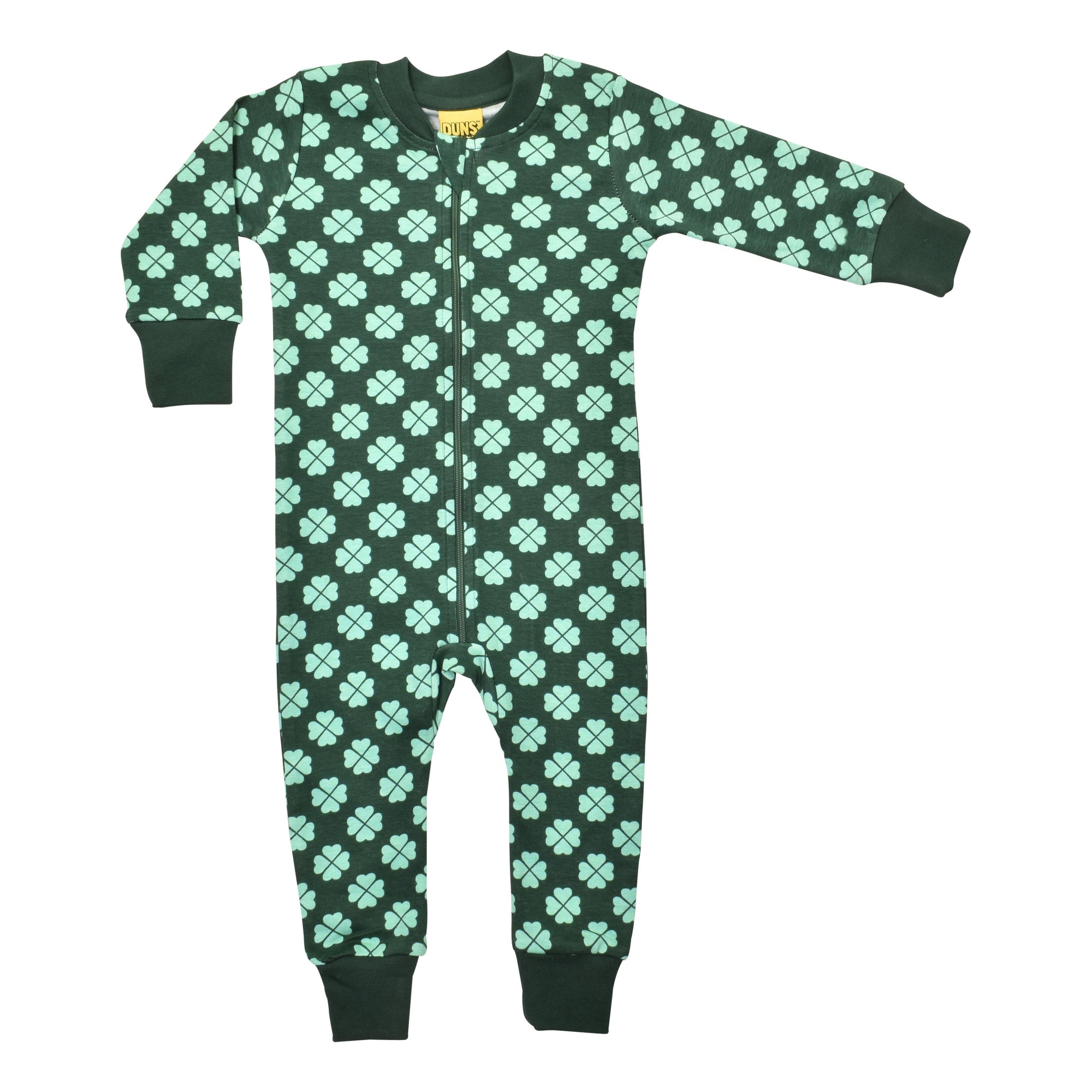 Clover - Green Bistro Zippersuit-Duns Sweden-Modern Rascals