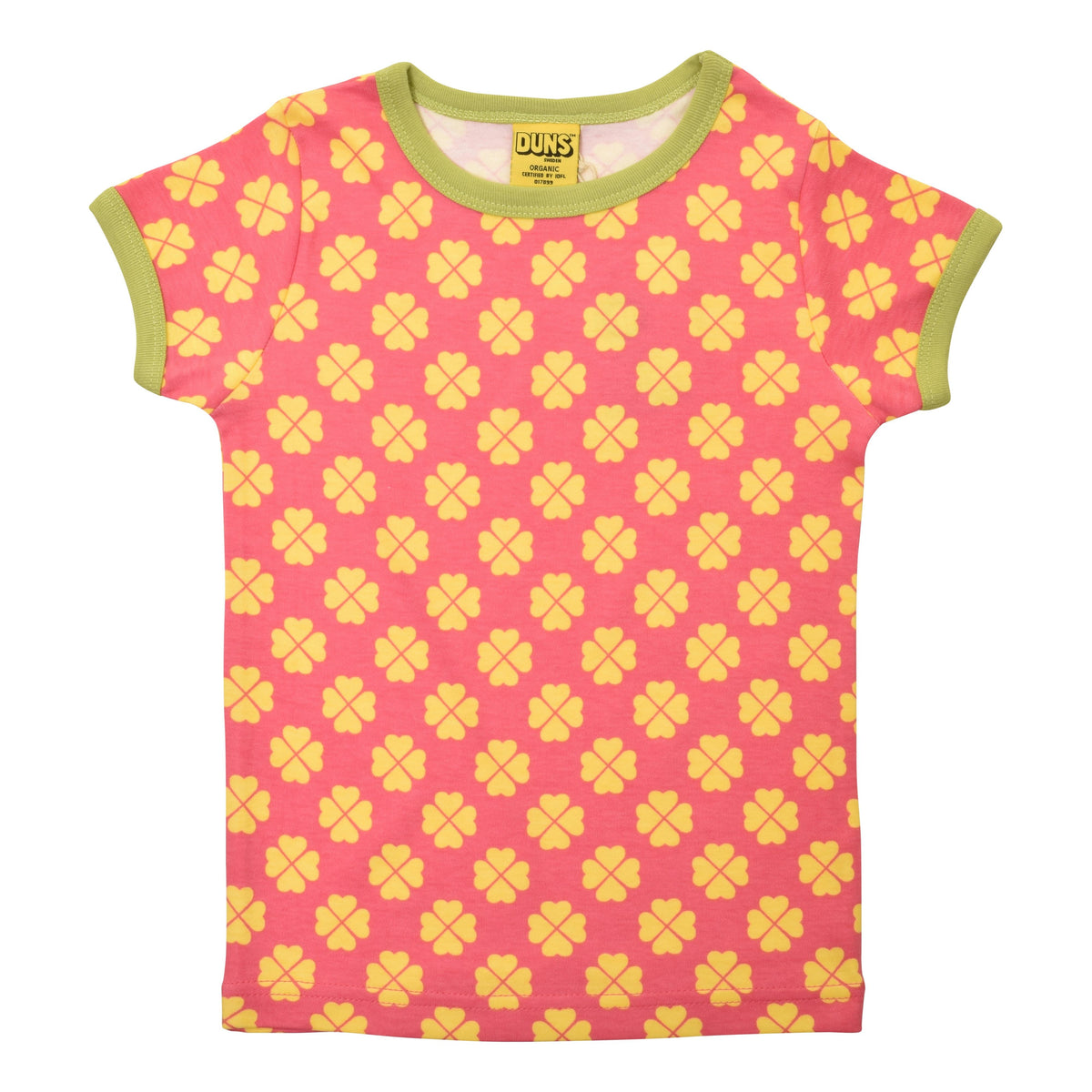 Clover - Hot Pink Short Sleeve Shirt-Duns Sweden-Modern Rascals