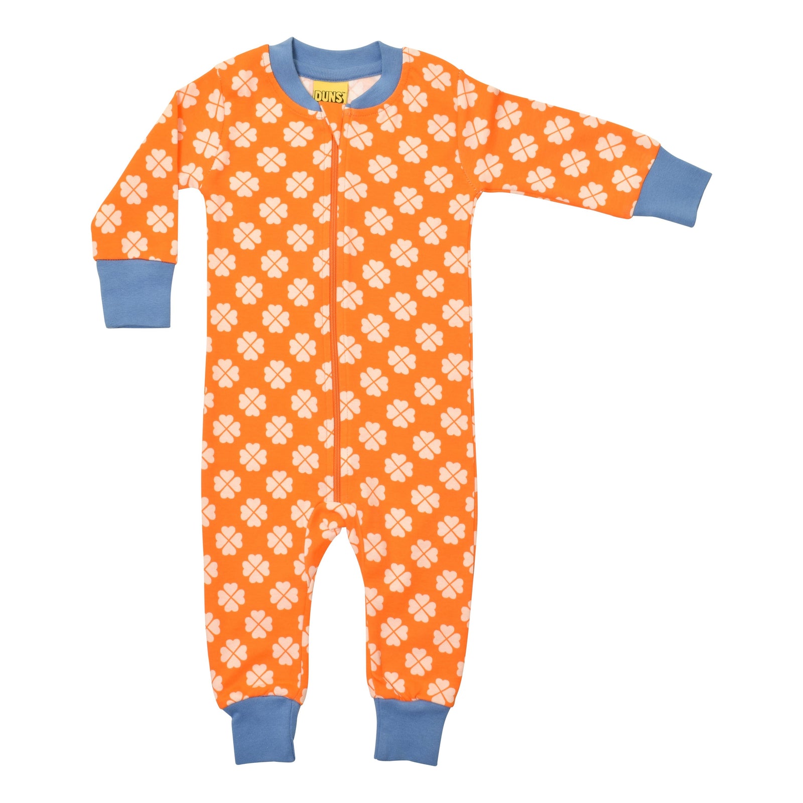 Clover - Orange Zippersuit-Duns Sweden-Modern Rascals