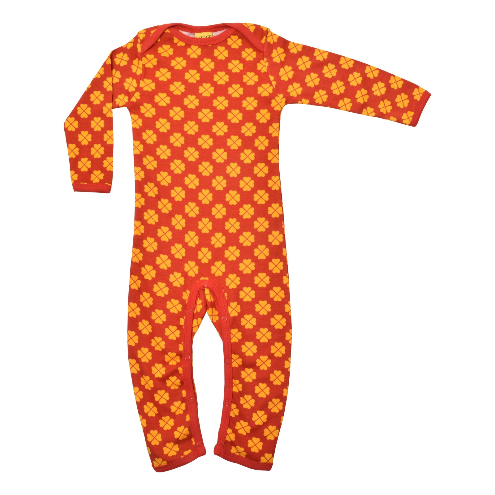 Clover - Red Long Sleeve Long Legged Suit-Duns Sweden-Modern Rascals