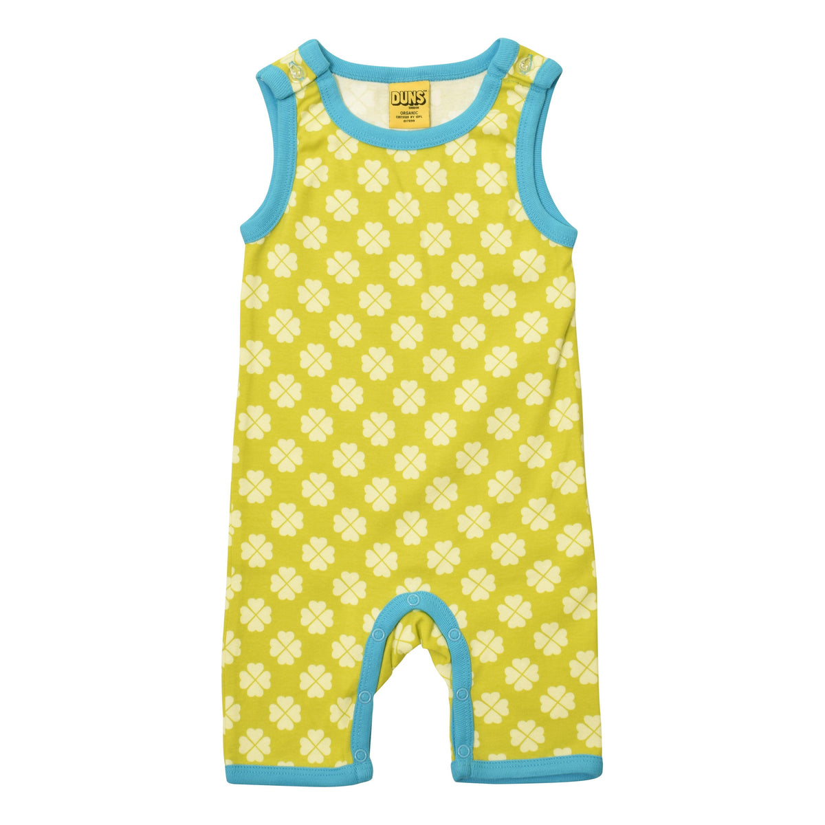 Clover - Spring Green Summer Dungarees / Playsuit - 1 Left Size 4-6 months-Duns Sweden-Modern Rascals