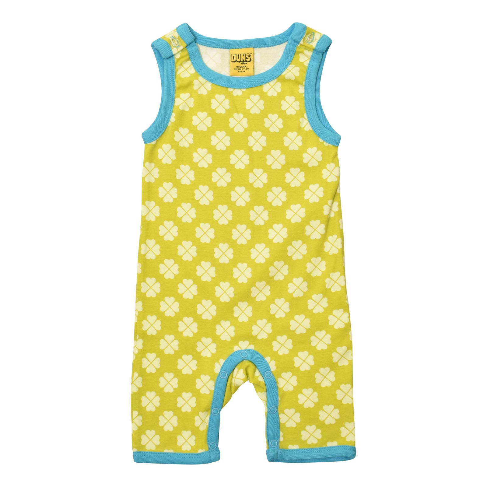 Clover - Spring Green Summer Dungarees / Playsuit - 1 Left Size 4-6 months-Duns Sweden-Modern Rascals