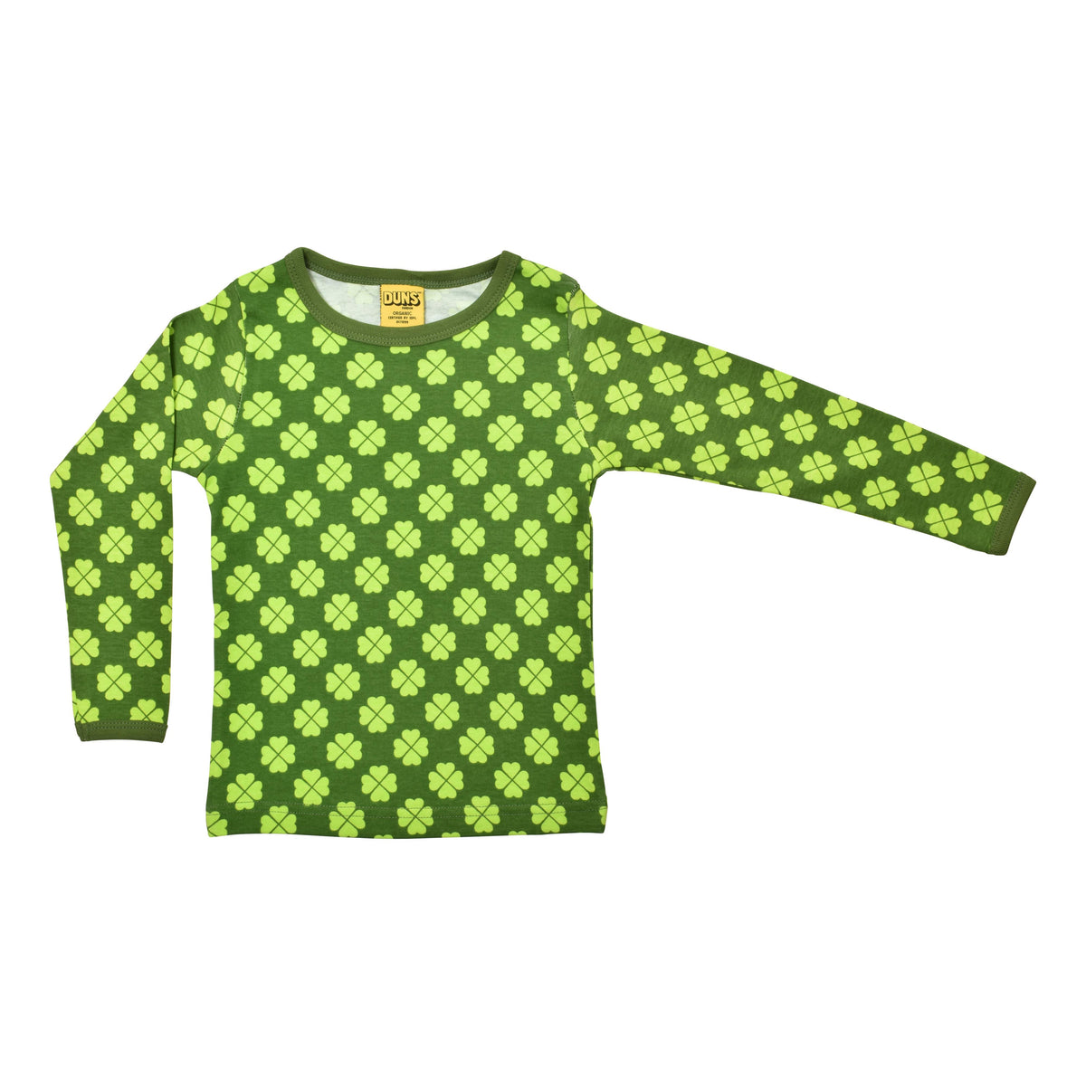 Clover - Treetop Green Long Sleeve Shirt - 2 Left Size 5-6 & 8-9 years-Duns Sweden-Modern Rascals