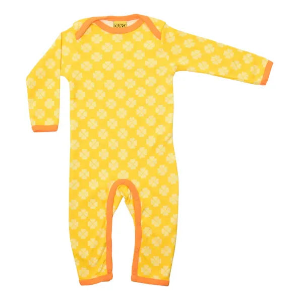 Clover - Yellow Long Sleeve Long Legged Suit-Duns Sweden-Modern Rascals