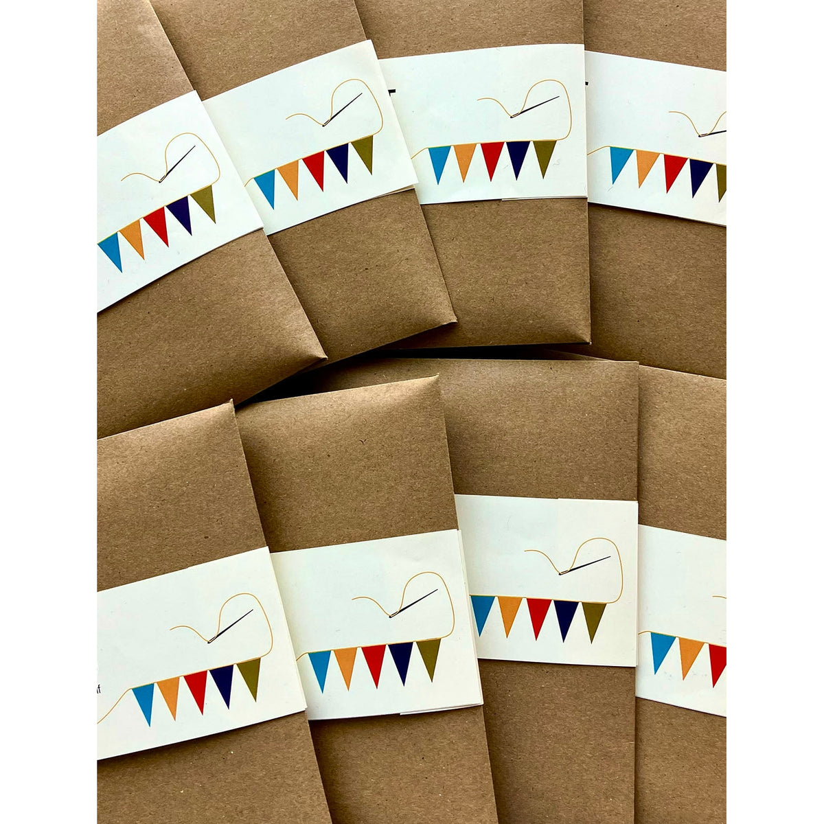 Coloured Garland Wool Felt Kit-Egg-Modern Rascals