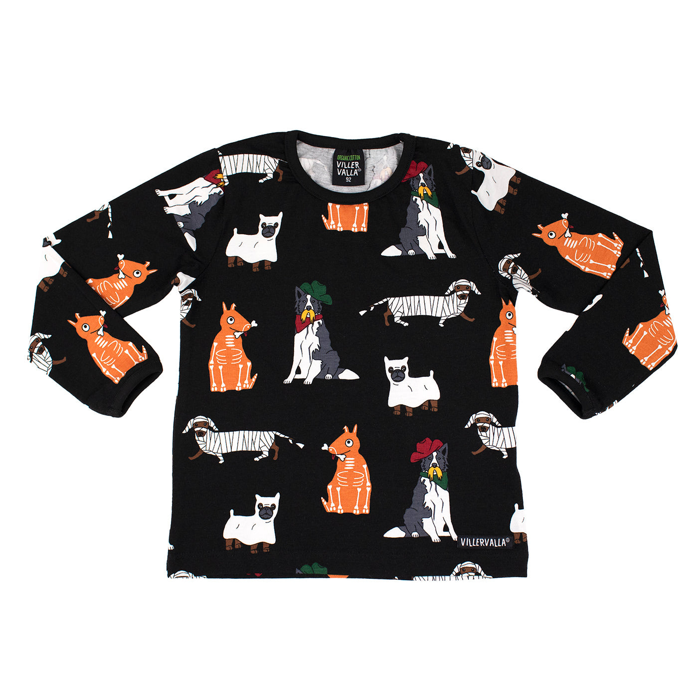 Costume Dogs Long Sleeve Shirt in Night - 1 Left Size 2-3 years-Villervalla-Modern Rascals