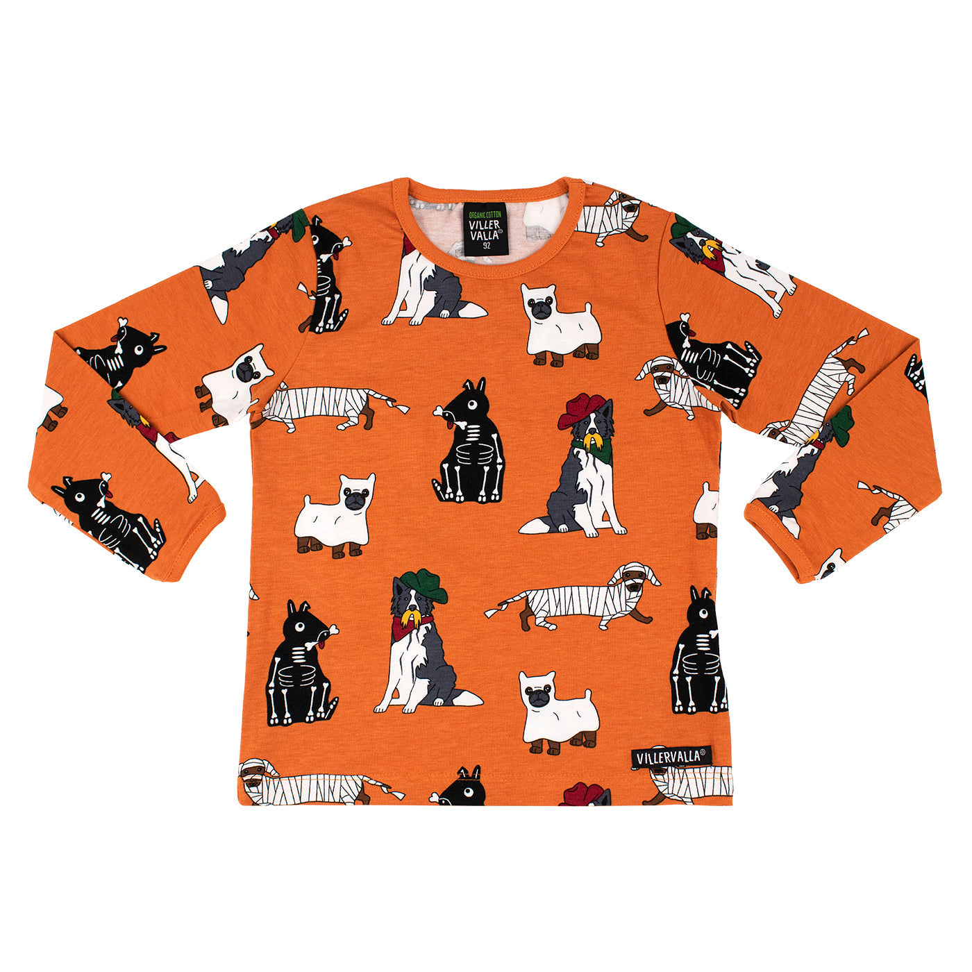 Costume Dogs Long Sleeve Shirt in Ockra - 2 Left Size 2-3 & 3-4 years-Villervalla-Modern Rascals