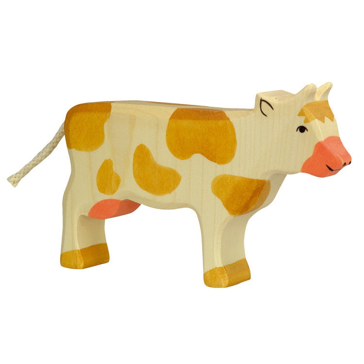 Cow - Standing, Brown-Holztiger-Modern Rascals