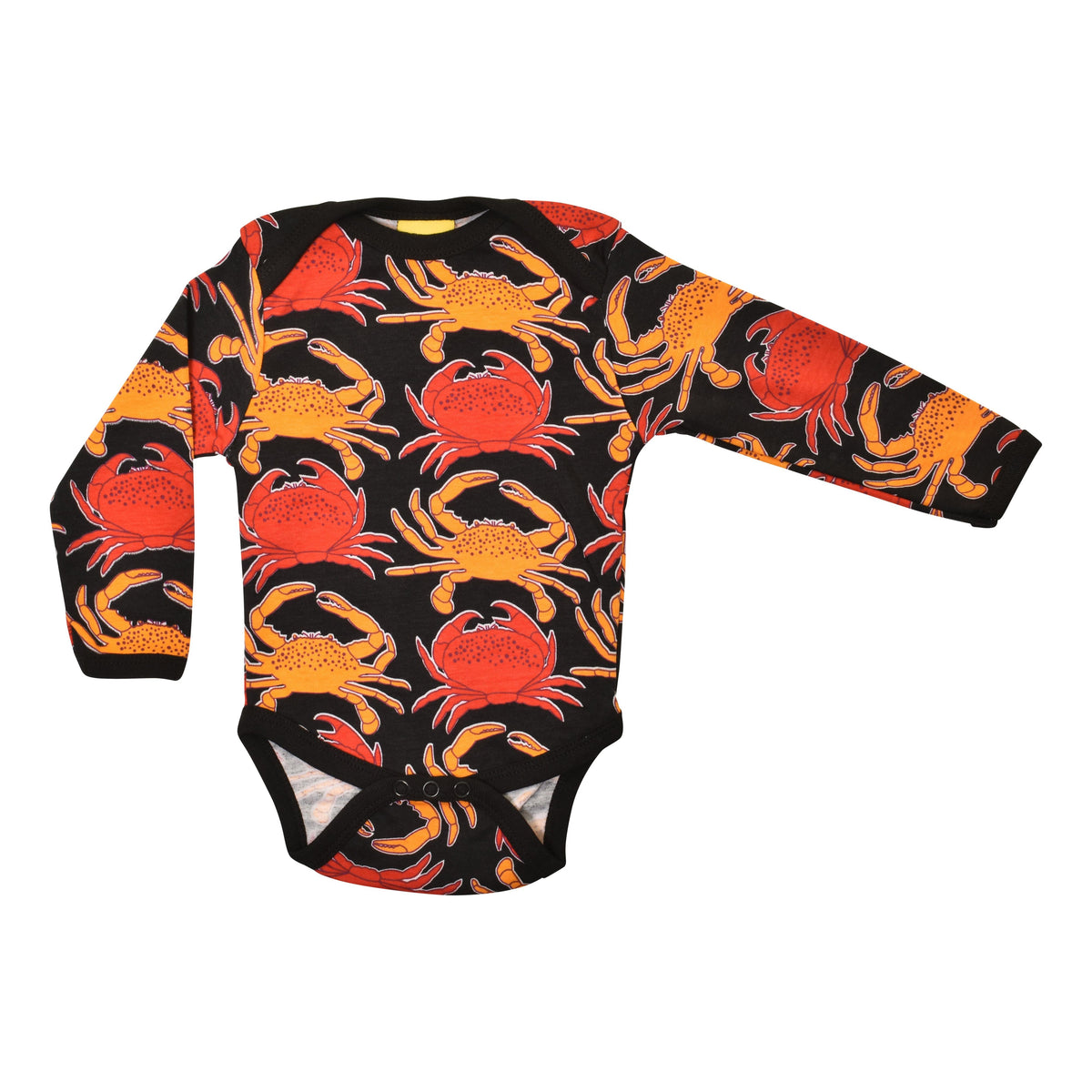 Crab - Black Long Sleeve Onesie-Duns Sweden-Modern Rascals