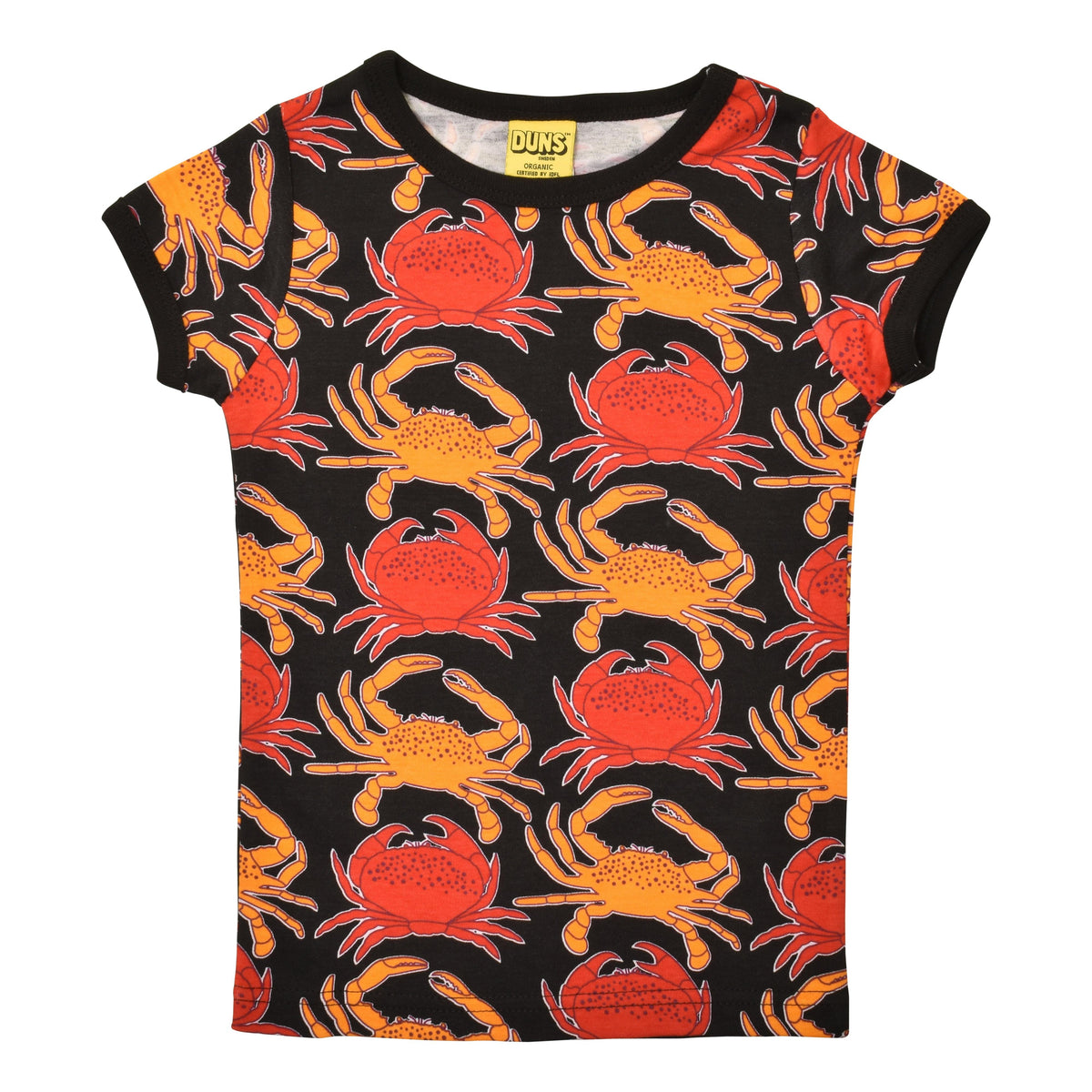 Crab - Black Short Sleeve Shirt-Duns Sweden-Modern Rascals