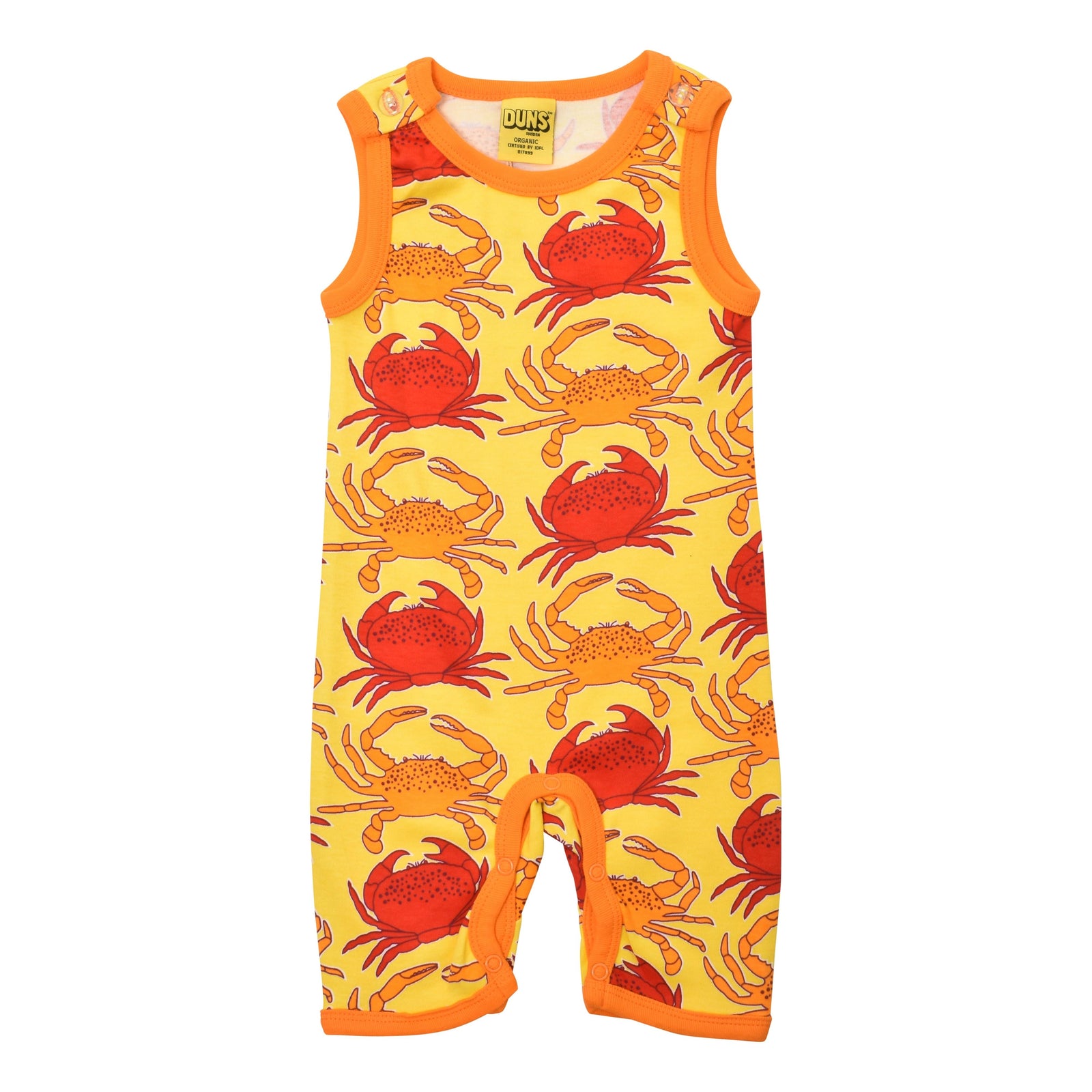 Crab - Vibrant Yellow Summer Dungarees / Playsuit-Duns Sweden-Modern Rascals