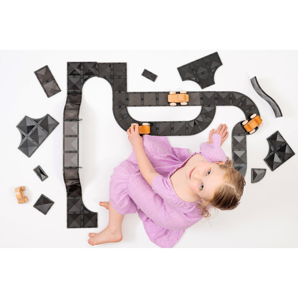 Creative Roads Pack - 48 pieces-Connetix-Modern Rascals