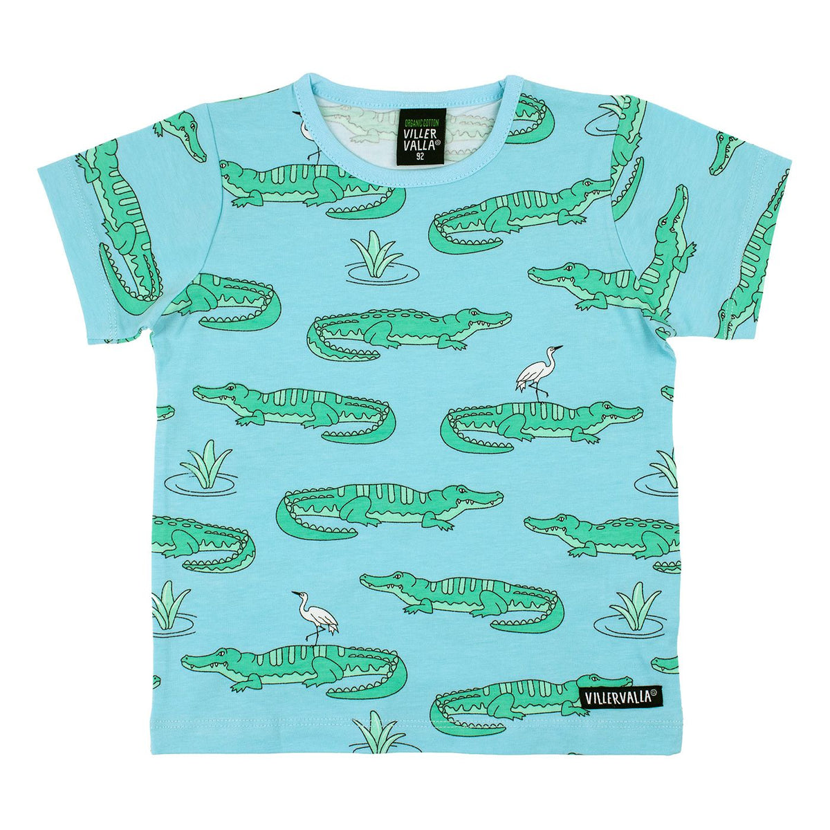 Crocodile Short Sleeve Shirt - 1 Left Size 10-11 years-Villervalla-Modern Rascals