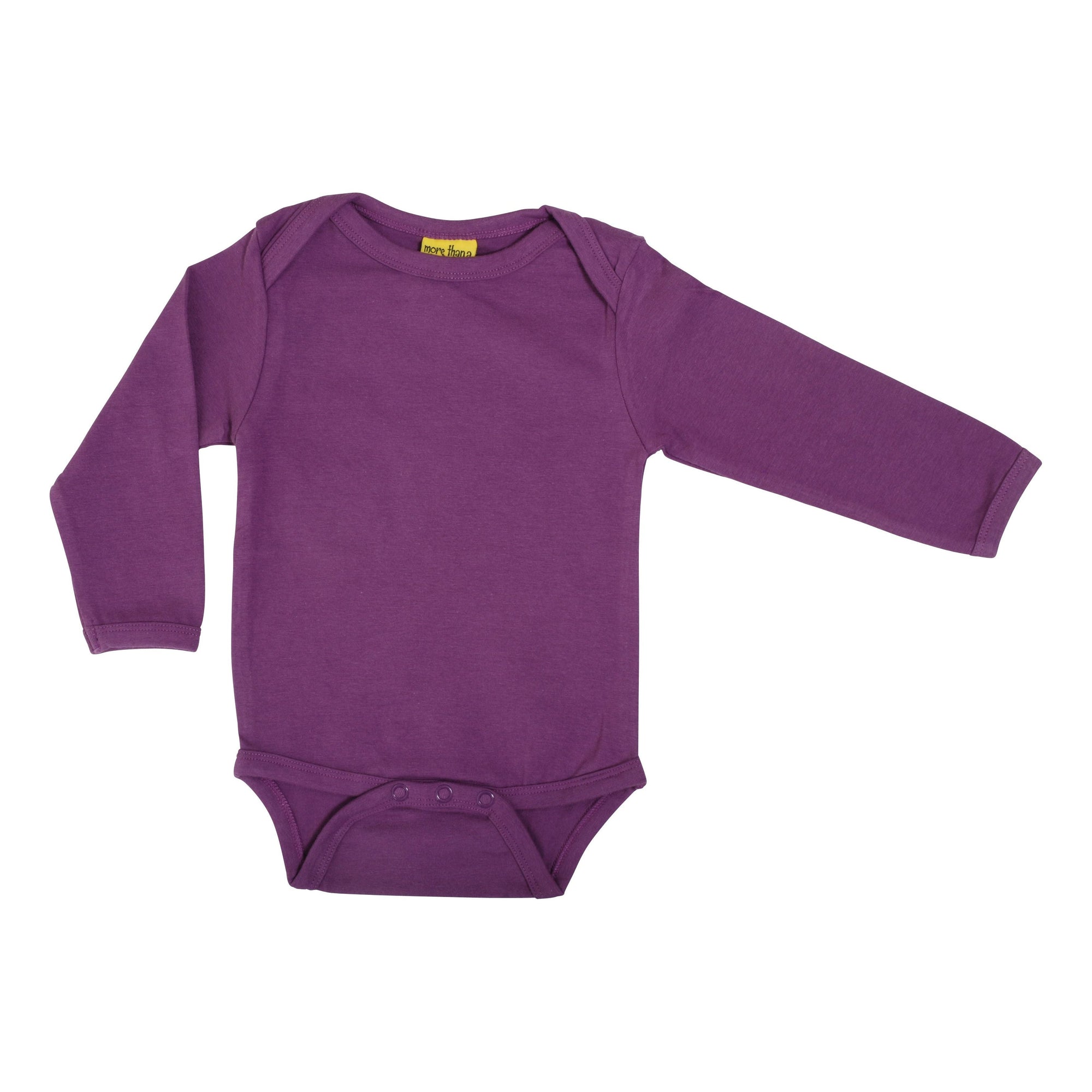 Crushed Grape Long Sleeve Onesie - 2 Left Size 1-2 & 2-3 months-More Than A Fling-Modern Rascals