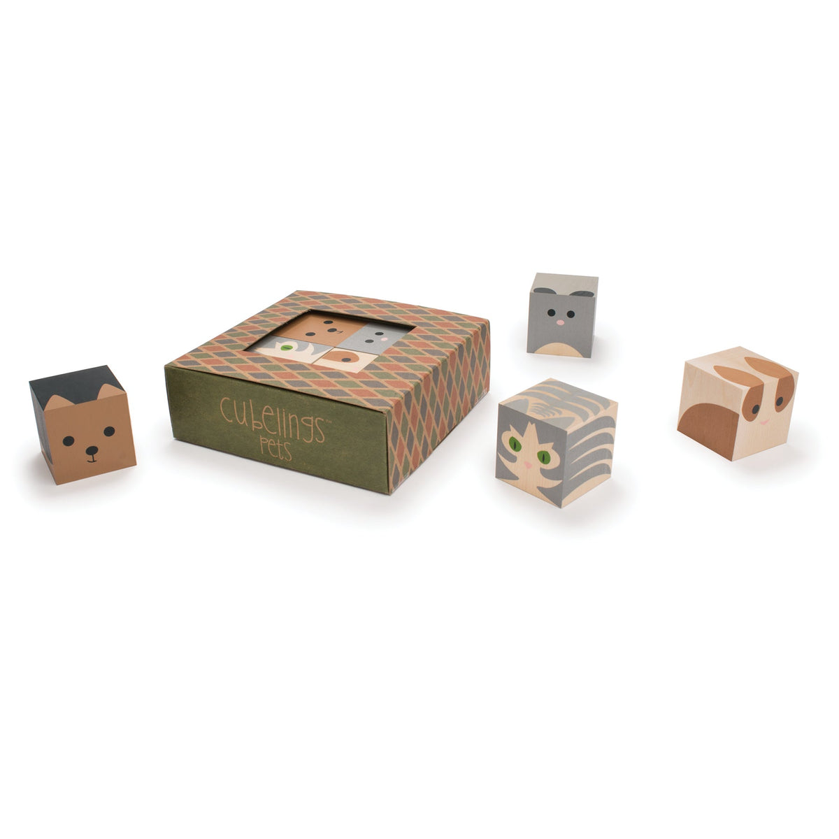 Rascal Blocks Cubelings Pet Blocks by Uncle Goose - Modern Rascals