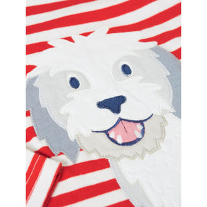 Dahlia Stripe/Dog Summit Circular Top-Frugi-Modern Rascals