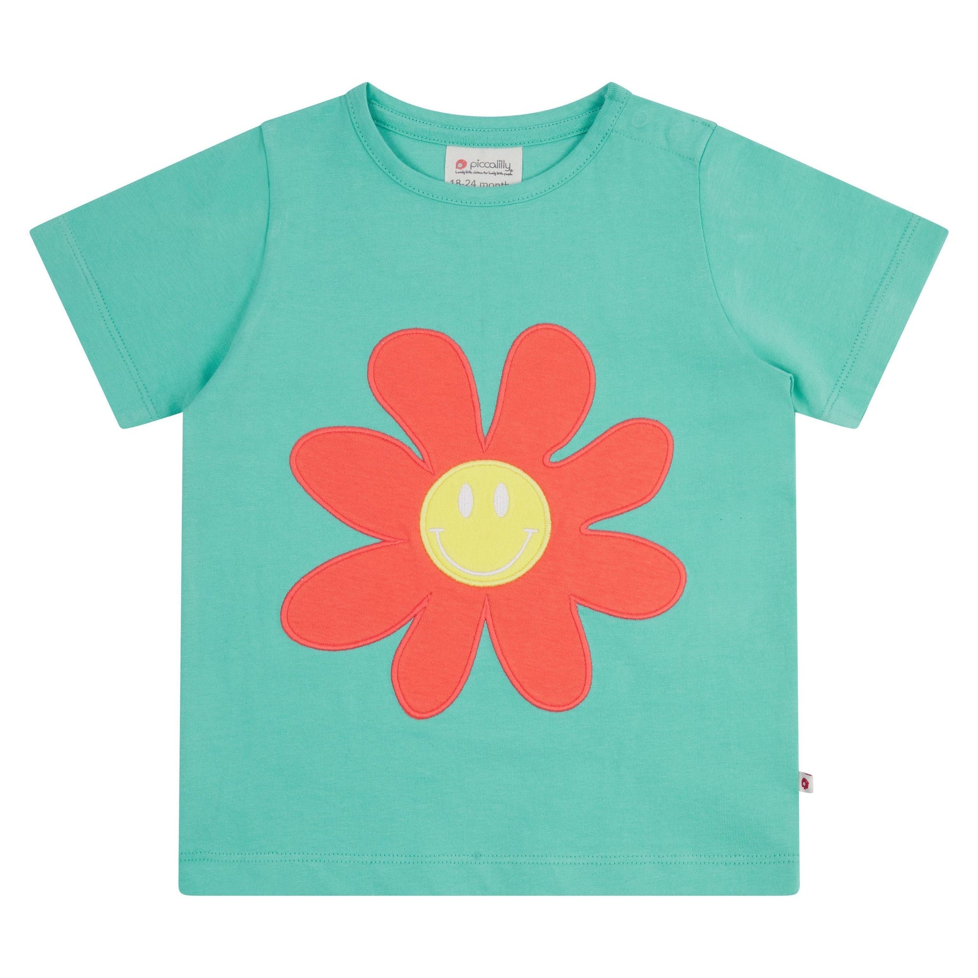 Daisy Short Sleeve Shirt - 1 Left Size 4-5 years-Piccalilly-Modern Rascals