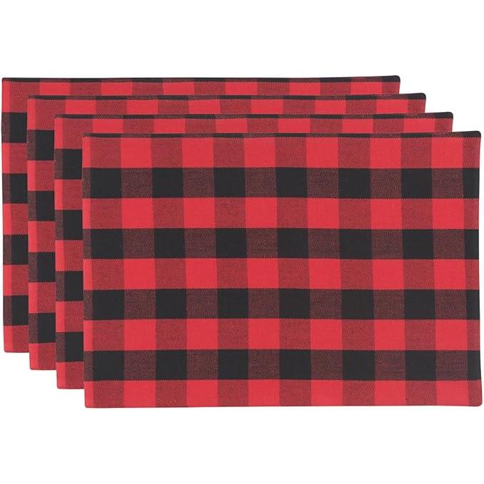 Danica - Buffalo Check Set of 4 Place Mats-Warehouse Find-Modern Rascals