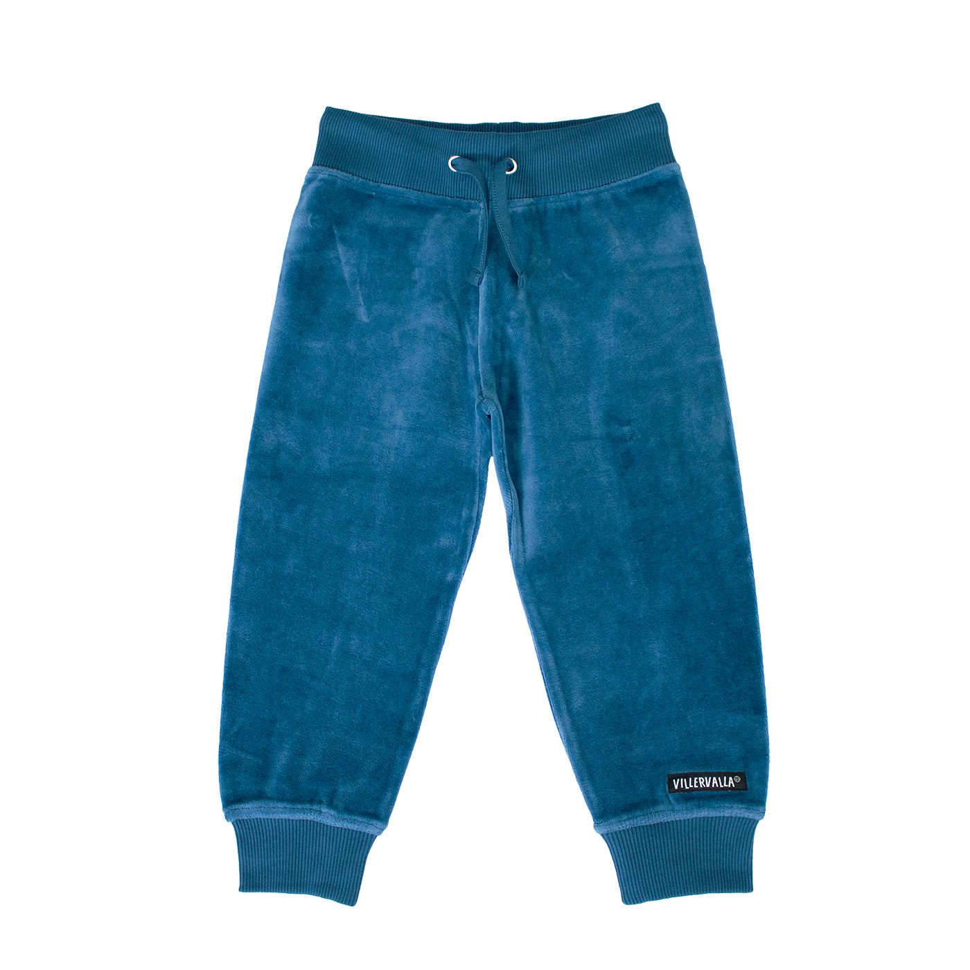 Dark Ocean Velour Relaxed Trousers - 2 Left Size 2-3 & 3-4 years-Villervalla-Modern Rascals