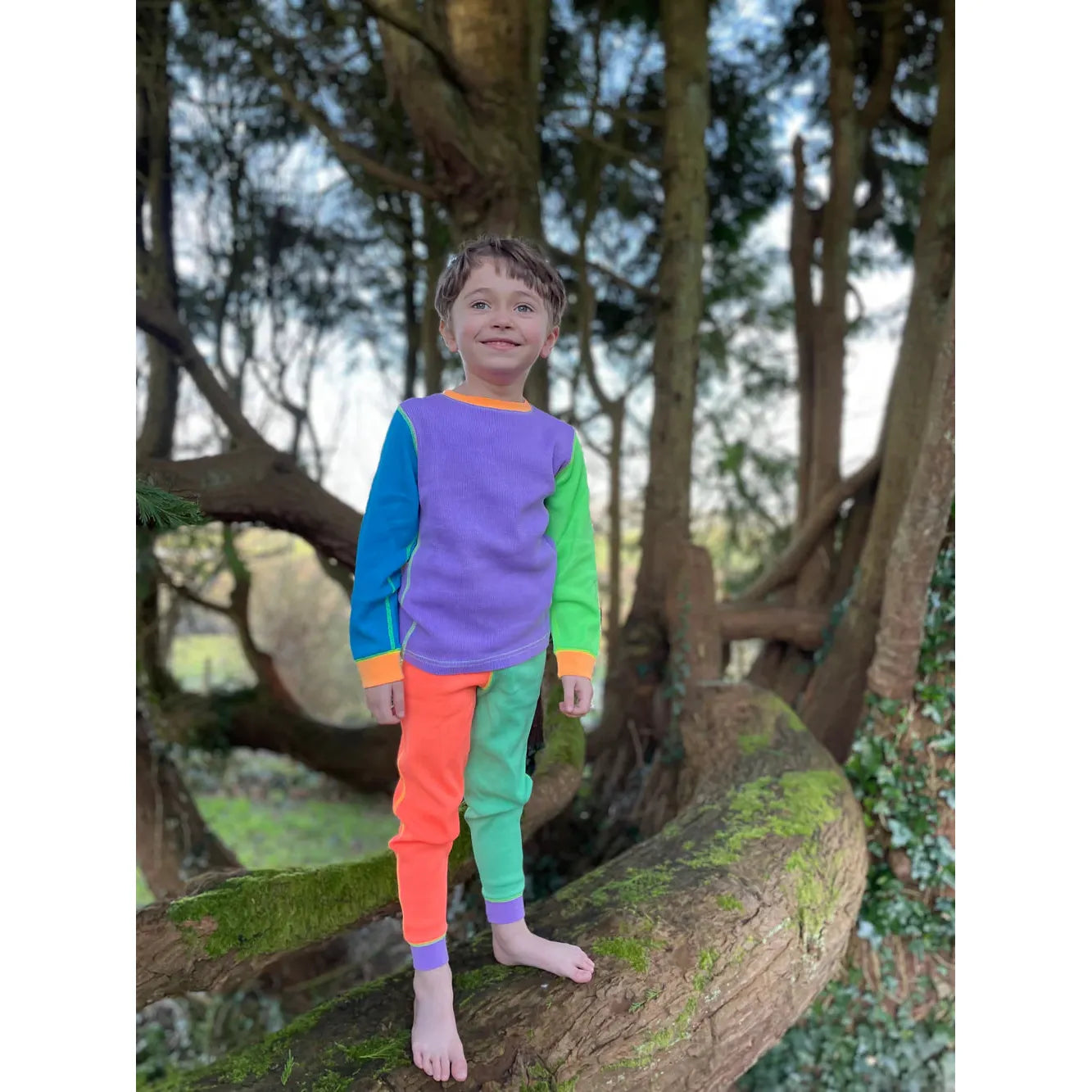 Dayglow Waffle Set - 1 Left Size 2-3 years-Slugs and Snails-Modern Rascals