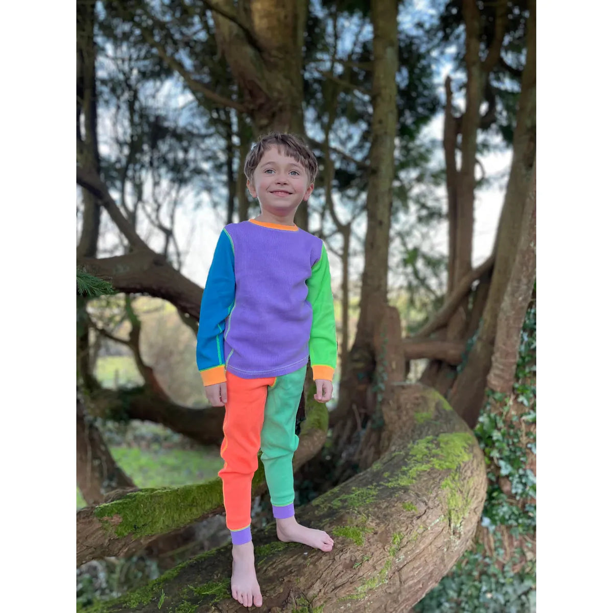 Dayglow Waffle Set - 2 Left Size 2-3 & 6-7 years-Slugs and Snails-Modern Rascals