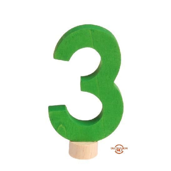 Deco Number 3-Grimms-Modern Rascals