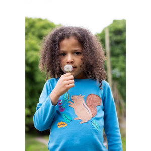 Deep Water / Squirrel Adventure Applique - 2 Left Size 5-6 & 8-9 years-Frugi-Modern Rascals