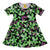 Dewberry - Black Short Sleeve Skater Dress - 1 Left Size 2-3 years-Duns Sweden-Modern Rascals