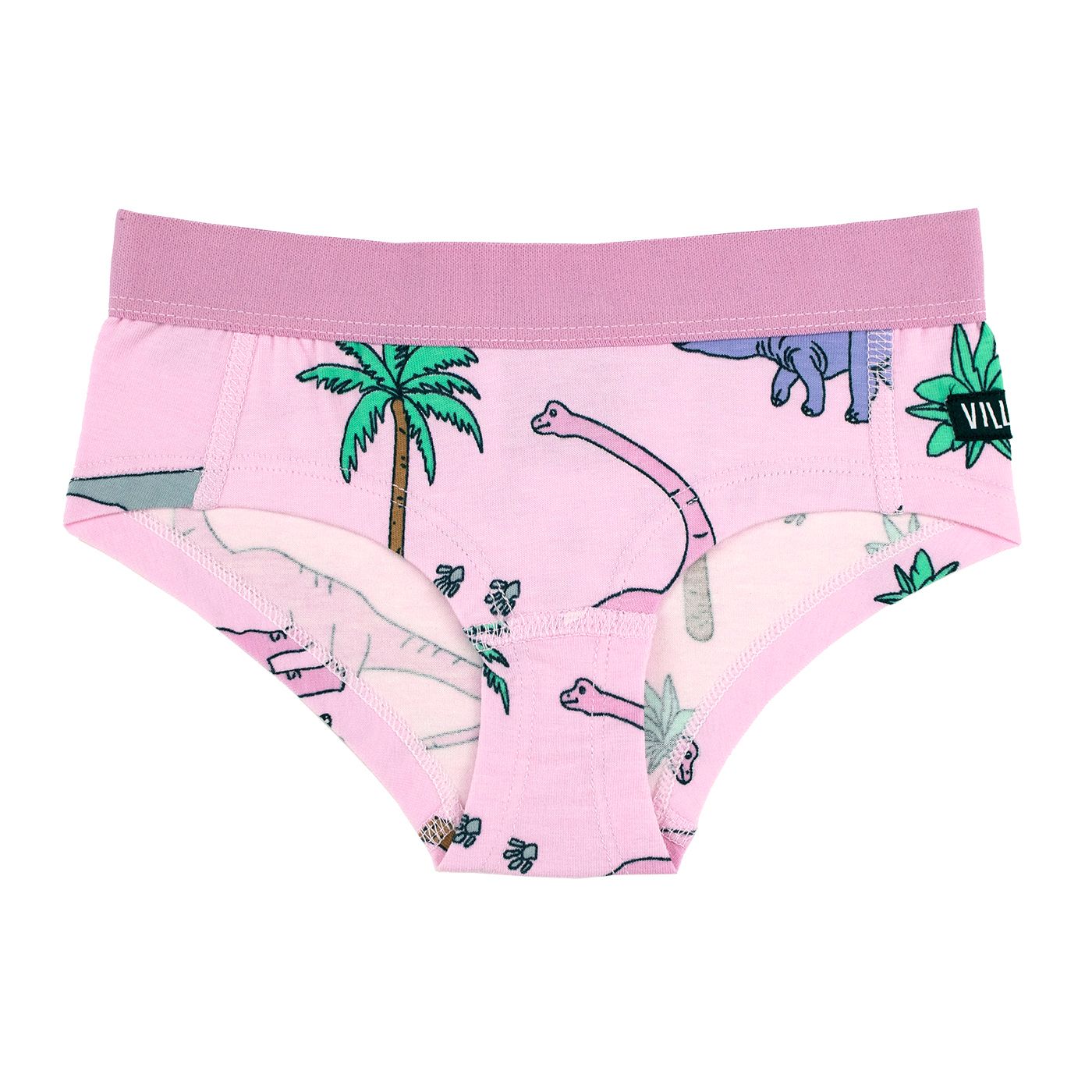 Dino Briefs - Light Bloom - 2 Let Size 8-10 & 10-12 years-Villervalla-Modern Rascals