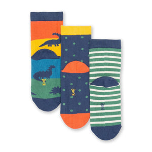 Dino Socks - 1 Left Size 7-10 years-Kite-Modern Rascals