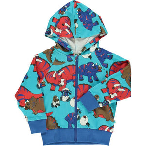 Dinosaur Hoodie With Zipper - 1 Left Size 9-10 years-Smafolk-Modern Rascals