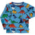 Dinosaurs Long Sleeve Shirt - Blue Grotto - 1 Left Size 11-12 years-Smafolk-Modern Rascals