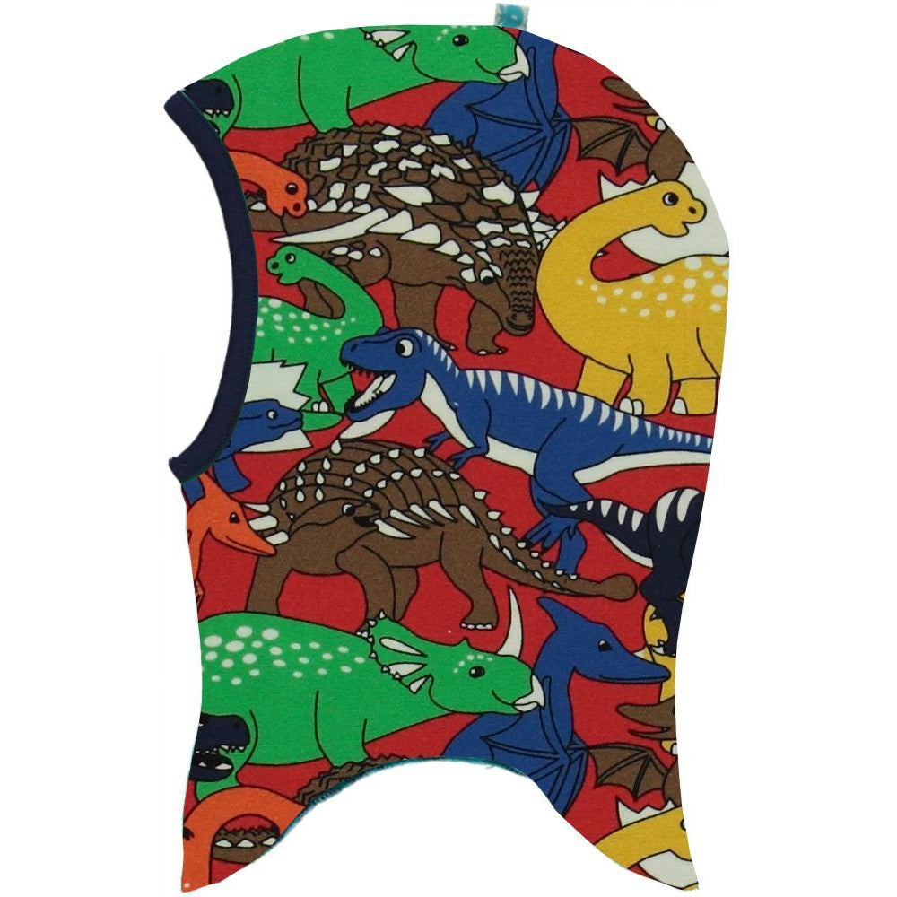 Dinosaurs & Retro Apples Reversible Hood in Apple Red - 1 Left Size S-Smafolk-Modern Rascals