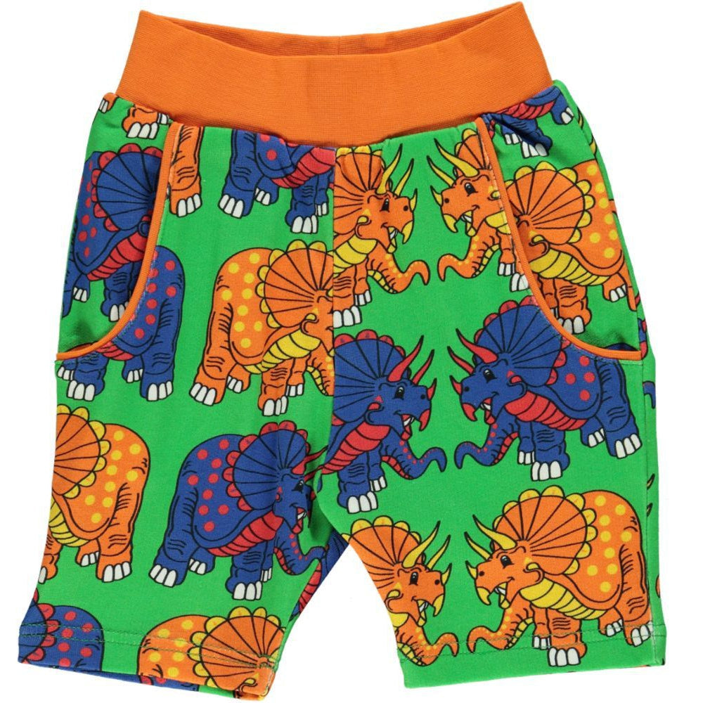 Dinosaurs Shorts - Green - 1 Left Size 9-10 years-Smafolk-Modern Rascals