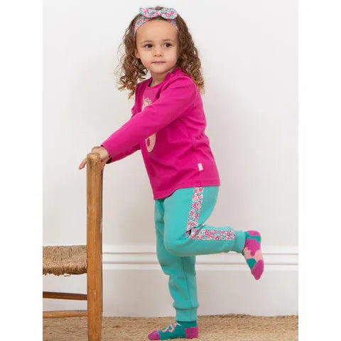 Ditsy Tales Side Stripe Joggers - 1 Left Size 3-4 years-Kite-Modern Rascals