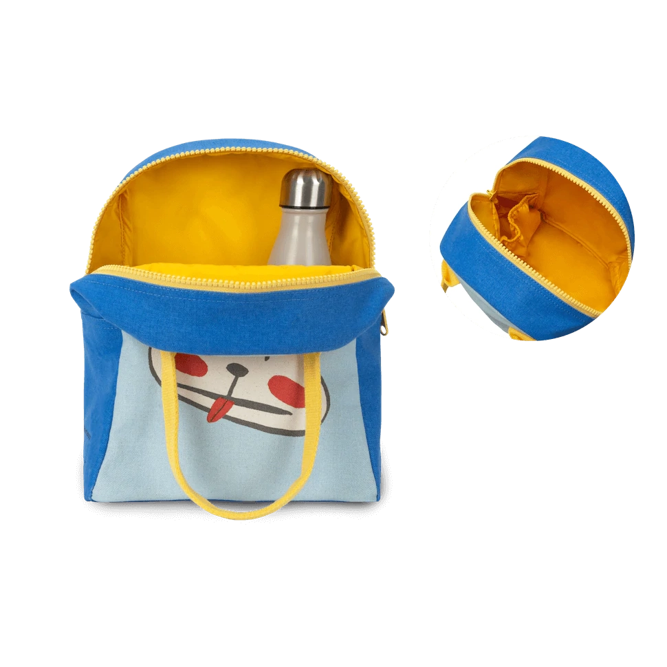 Dog Zippered Lunch Bag-Fluf-Modern Rascals