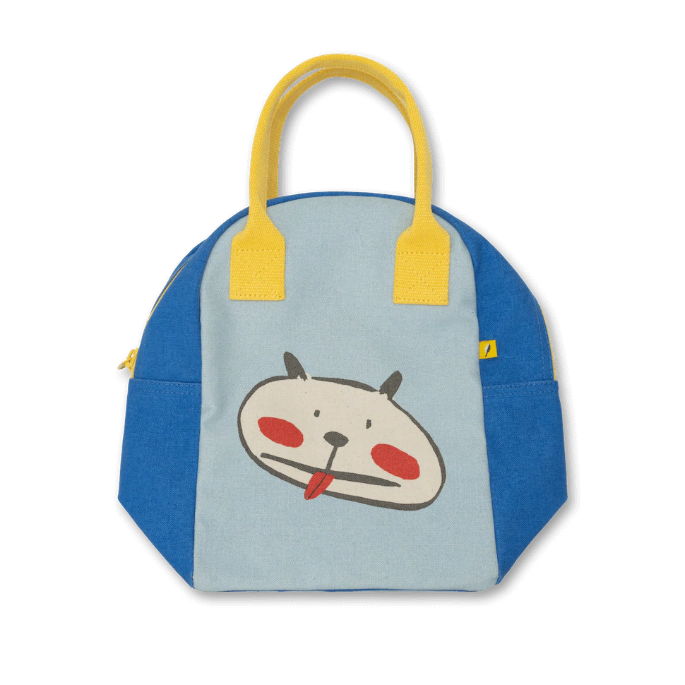 Dog Zippered Lunch Bag-Fluf-Modern Rascals