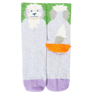 Dogs Character Socks - 2 Pack - 2 Left Size 2-4 & 4-6 years-Frugi-Modern Rascals