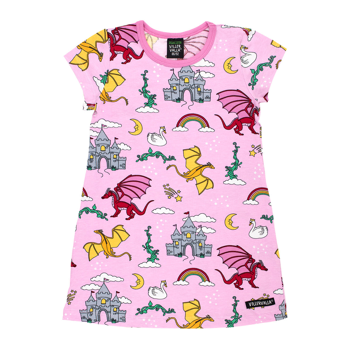 Dreamland Short Sleeve Dress - Light Lily-Villervalla-Modern Rascals